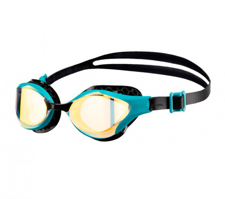 Окуляри для плавання Arena Air-Bold Swipe Mirror (006832-300) Yellow/Turquoise/Black