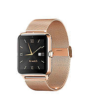 Умные часы Смарт часы с металлическим ремешком женские x7 watches Розовые