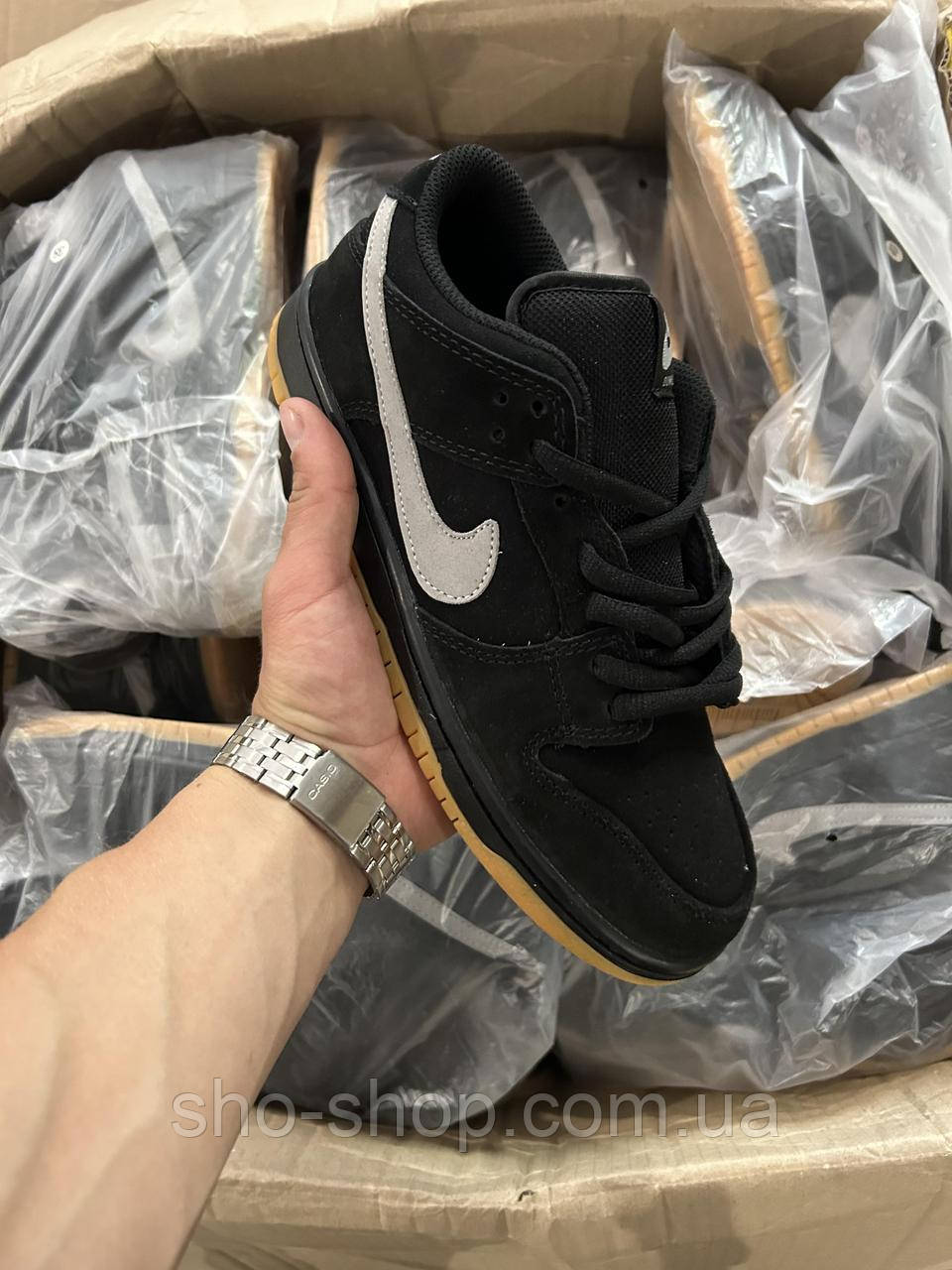 Кроссовки Nike Sb Dunk Black Grey "Fog”