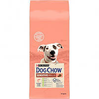 Purina Dog Chow для схильних до алергії, з лососем, 14 кг (7613034488244)