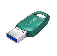 Флешка юсб 3.2 SanDisk USB 3.2 Gen 1 Ultra Eco 128Gb Маленькая флешка GCC