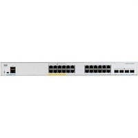 Коммутатор Комутатор Cisco CATAlyst 1000 24port GE, Full POE, 4x1G SFP (C1000-24FP-4G-L)