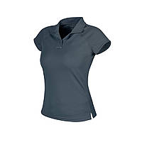 Тактическая Футболка Поло Helikon-Tex WOMEN S UTL POLO SHIRT - TOPCOOL LITE SHADOW GREY Серый