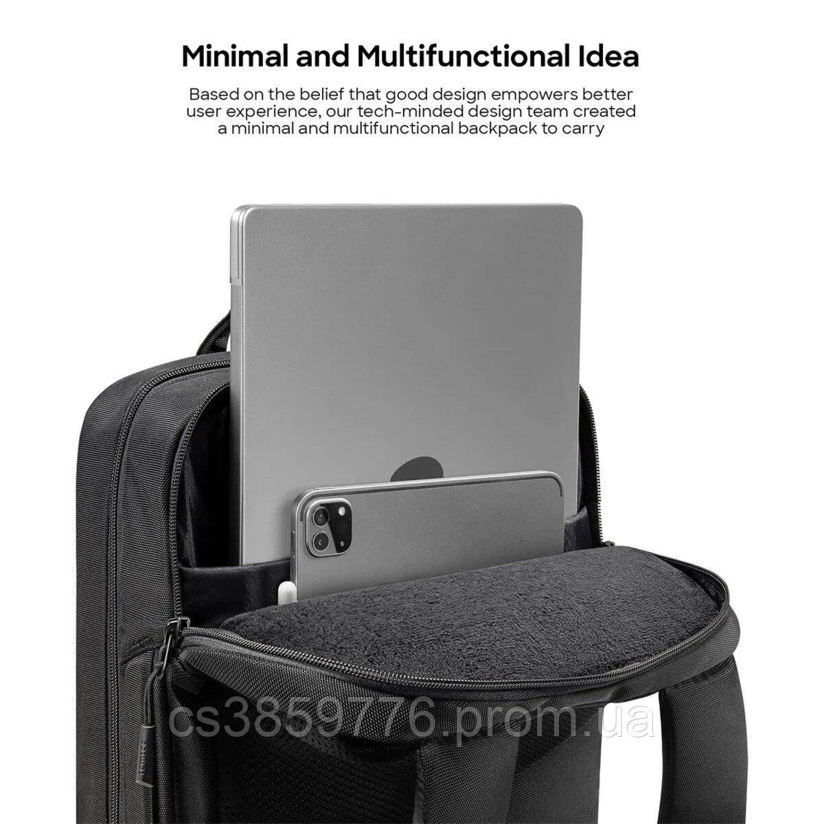Вместительный рюкзак для ноутбука Tomtoc Navigator-T71 15.6 Inch/18L GCC - фото 7 - id-p2202524209