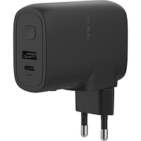 Зарядное устройство Мережевий зарядний пристрій BELKIN 25Вт USB-С PD, PowerBank 5000mAh Black