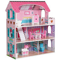 Ігровий ляльковий будиночок AVKO Вілла Флоренція + меблі дитячий дерев'яний для дітей