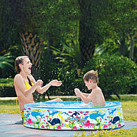 Детский бассейн для дома 120х25см SunClub JL57140 Садовый надувной бассейн GCC