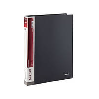 Папка на 4 кільцях А4 Axent РР 35мм сіра