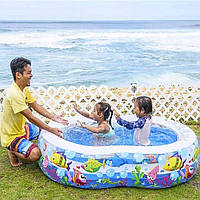 Детский бассейн для дома 175x109см SunClub JL10118 Садовый надувной бассейн GCC
