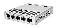 Комутатор MikroTik CRS305-1G-4S+IN (1x1GE, 4xSFP+, Dual PSU, L3)