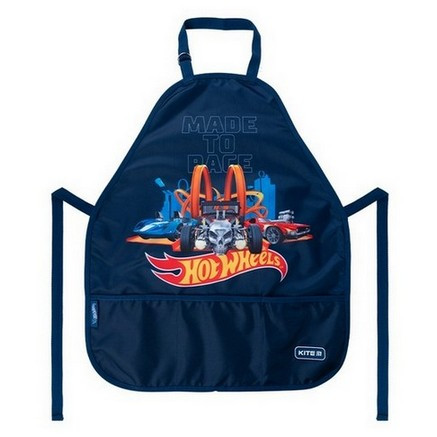 Фартушок для творчості з нарукавниками Kite 55*47см Hot Wheels