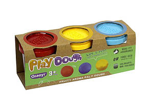 Тісто для ліплення 3 кольори по 86 гр ООПТ