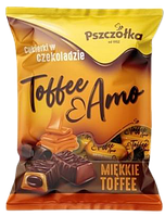 Ірис м'який Toffee Amo в шоколаді з начинкою какао 1 кг (5901812629241)