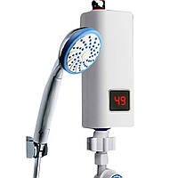 Проточний електричний водонагрівач ZEGOR EC-800 із душовою насадкою 3400W (бойлер)