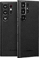 Чохол-накладка Pitaka MagEZ Case 3 Twill Black/Grey для Samsung Galaxy S23 Ultra (KS2301U)