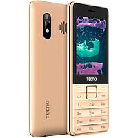 Мобільний телефон TECNO T454 2.8" 2SIM, 1500мА год, золотий (4895180745980)