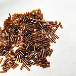 Стеклярус 6-7 мм коричневий (10гр), фото 3