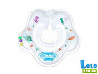 Круг для купания младенцев, Lindo (белый) (78427)