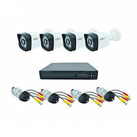 Комплект DVR регистратор 4-канальный и 4 камеры HLV HD Camera Kit FV, код: 6822560