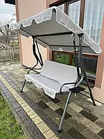 Садовая Качеля GardenLine VIP 170*110*153см трехместная с навесом садовая качель подвесная для отдыха дома