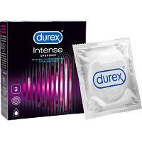 Презервативи Durex Intense Orgasmic рельєфні зі стимулом. гелем-змазкою 3 шт. (5052197056068)