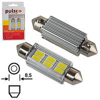 Лампа PULSO/софитные/LED SV8.5/T11x41mm/6 SMD-5730/9-18v/130Lm (LP-62041)