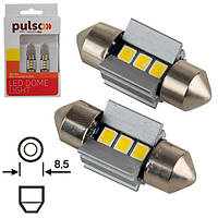 Лампа PULSO/софитные/LED SV8.5/T11x28mm/3 SMD-2835/9-18v/210Lm (LP-66028)