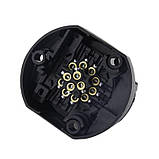 Розетка причепа 13 контактів (13 pin) 12V. Євро розетка, фото 5
