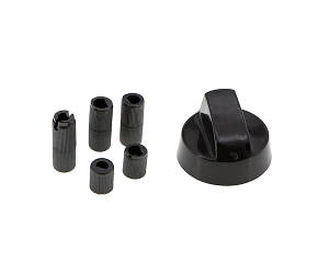 Ручка кухонна універсальна чорна 5 перехідників для готування