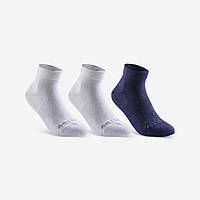 Шкарпетки дитячі RS 160 середньої висоти 3 пари білі/темно-сині - 31/34.
