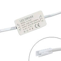 Блок питания LED драйвер трансформатор 4-7x1Вт 0.3А, AC85-265В DC12-26В, 2pin