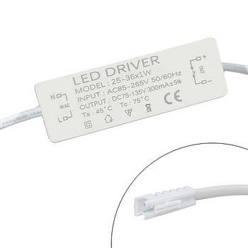 Блок живлення LED драйвер трансформатор 25-36x1Вт 0.3А, AC85-265В DC75-135В, 2pin
