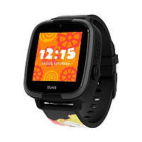 Детский телефон-часы с GPS трекером Elari FixiTime Fun 1.44 Black (ELFITF-BLK) TV, код: 8381804