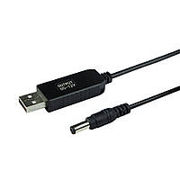 Кабель для соєдинения с роутером. USB to DC для роутера с 5v на 12v 0.6A 5.5х2.1 mm