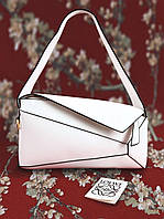 Женская сумка Loewe Small Puzzle Bag in Classic Calfskin White