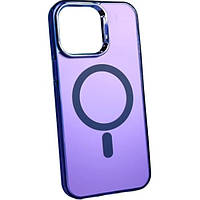 Чехол-накладка Infinity MAGNETIC Case для iPhone 14 Pro Max Violet + степень защиты камеры