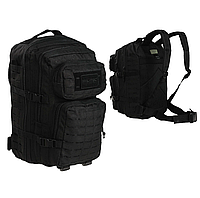 Тактический рюкзак Черный MIL-TEC 36 л, Рюкзак туристический, Прочный рюкзак AURA