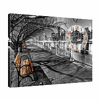 53х72 см Настенные часы на кухню, Настенные часы в детскую, настенный декор для дома, часы для дома кварцевые,