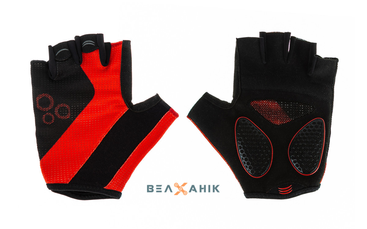 Рукавиці ONRIDE Catch 20 короткі пальці червоно-чорні [XS]