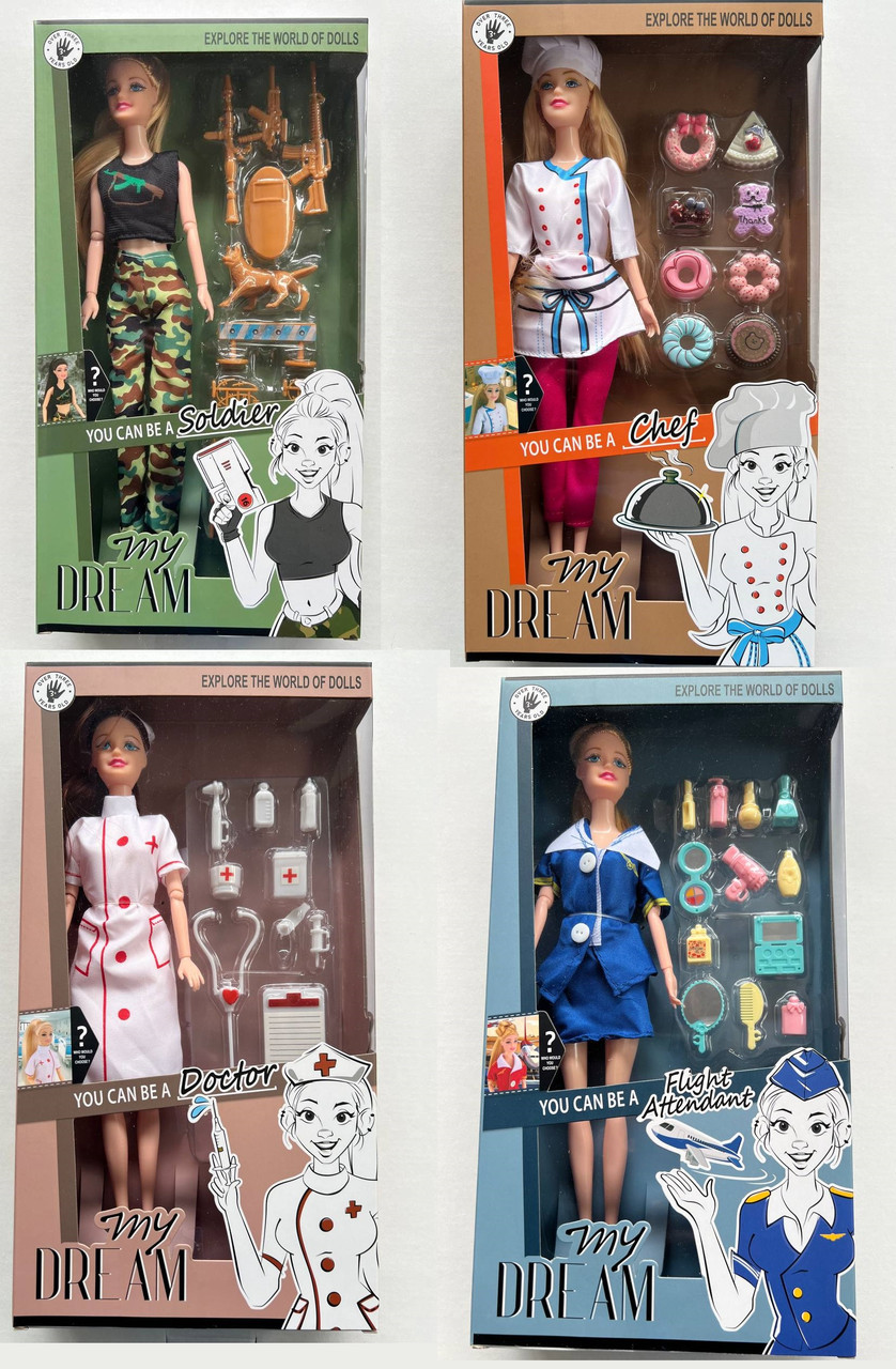 Лялька My Dream Професії (з аксесуарами), арт. LD6010, фото 1
