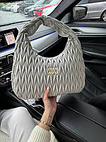 Женская сумка Miu Miu Big (серая) красивая удобная повседневная сумочка Gi11408