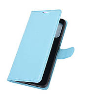 Чехол-книжка Litchie Wallet для Realme 7 Pro Blue ES, код: 6761827