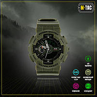 M-Tac часы Sport Olive, электронные часы, многофункциональные часы, тактические наручные часы, армейские MIL
