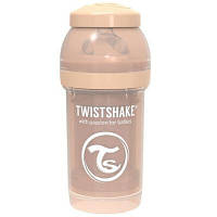 Пляшка для годування Twistshake антиколькова 180 мл, бежева (69860)
