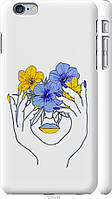 Чехол 3D пластиковый глянцевый патриотический EndorPhone iPhone 6 Plus Девушка v4 Разноцветны EV, код: 7927358