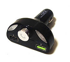 Трансмітер автомобільний FM H28BT з Bluetooth, чорний