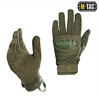 M-Tac перчатки Assault Assault Tactical Mk.3 Olive, тактические перчатки, мужские перчатки, защитные MIL
