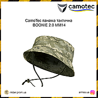 CamoTec панама тактическая BOONIE 2.0 MM14, тактическая полевая панама, панама рип стоп, армейская пиксель MIL