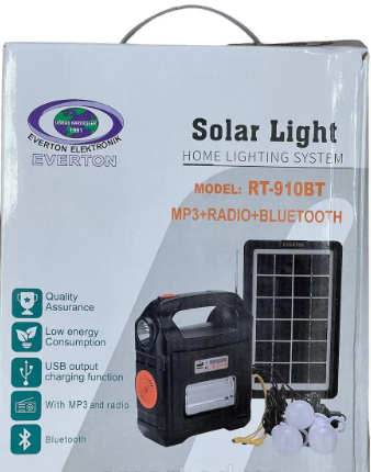 Ліхтар переносний ручний похідний Solar RT-910BT сонячна автономна система Радіо Bluetooth повербанк LED - фото 8 - id-p2202689855