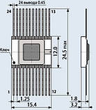 533ИР22 (Au) паралельний регістр восьмирозрядний буферний з потенційним керуванням (soick 24), фото 2